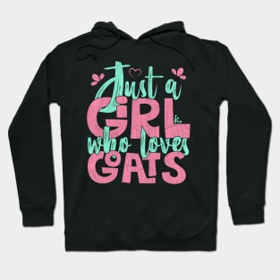 Just A Girl Who Loves Goats Farmer Gift design Hoodie